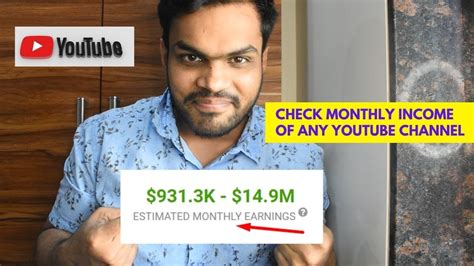 youtuber salary|check revenue of youtube channel.